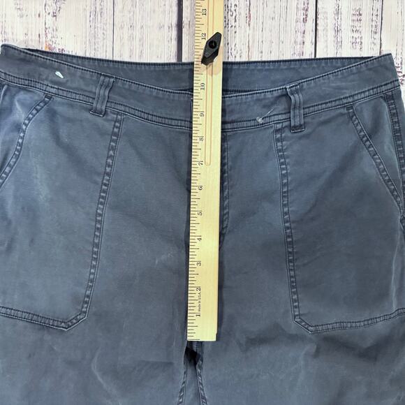 Pendleton Blue Utility Chino Pants Women’s 12 Straight Leg Twill 27.5” - Picture 4 of 7